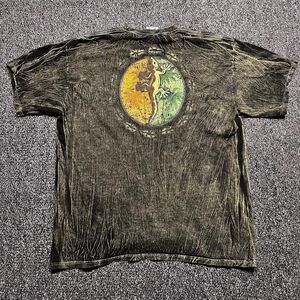 Yacht Club Riviera Maya Mexico T-Shirt Men's XL Black Brown Camo Gecko Graphic